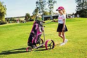Junior Caddys von JuCad für die Golf Profis von morgen  (©Foto: Jucad)